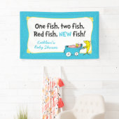 Dr. Seuss | Eén Vis - Jongens Baby Shower Spandoek (Insitu)