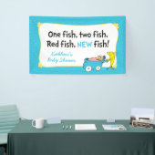 Dr. Seuss | Eén Vis - Jongens Baby Shower Spandoek (Beurs)