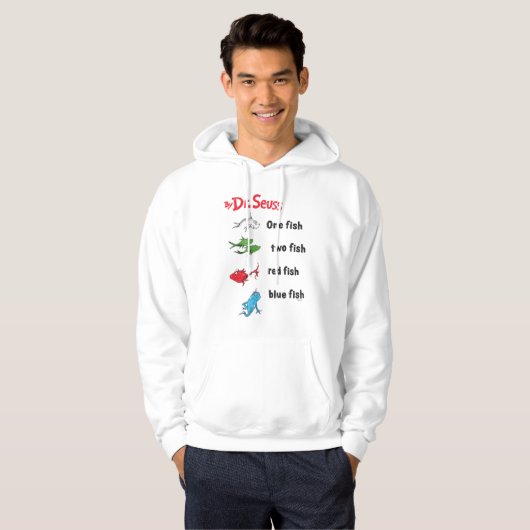 Dr. Seuss| Eén vis twee vis -  Hoodie (Voorkant volledig)