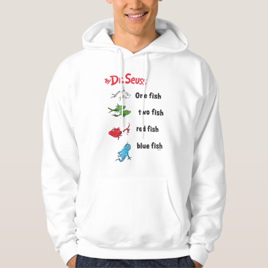 Dr. Seuss| Eén vis twee vis - Hoodie (Voorkant)