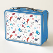 Dr. Seuss | één vis twee vis ster patroon (Achterkant)