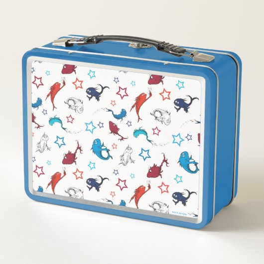 Dr. Seuss | één vis twee vis ster patroon (Achterkant)