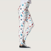 Dr. Seuss | één vis twee vis ster patroon Leggings (Rechts)