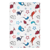Dr. Seuss | één vis twee vis ster patroon Mini Klembord (Achterkant)