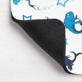 Dr. Seuss | één vis twee vis ster patroon Muismat (Hoek)