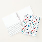 Dr. Seuss | één vis twee vis ster patroon Notitieboek (Binnen)