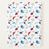 Dr. Seuss | één vis twee vis ster patroon Planner (Achterkant)