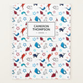 Dr. Seuss | één vis twee vis ster patroon Planner (Voorkant)