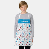 Dr. Seuss | één vis twee vis ster patroon Schort (Gedragen)