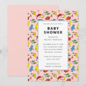 Dr. Seuss - Een vis, twee vissen | Roze Baby showe Kaart (Voorkant / Achterkant)