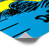 Dr. Seuss | Eén viskwekerijkaart met twee vissoort Poster (Hoek)