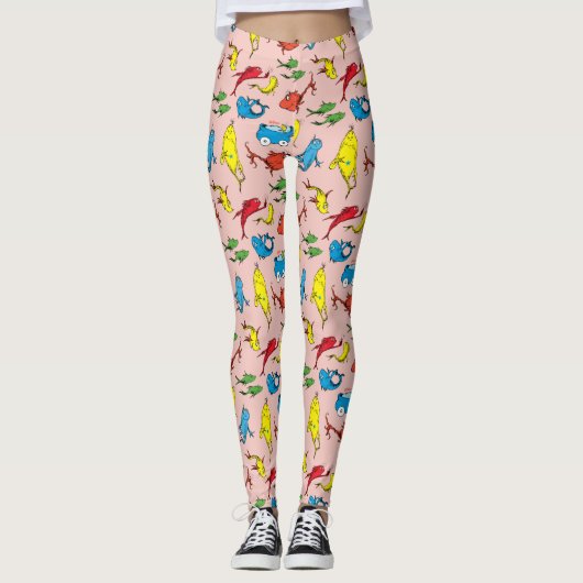 Dr. Seuss | Eén vissoort van twee Leggings (Voorkant)