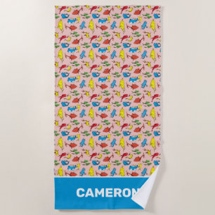 Dr. Seuss   Eén vissoort van twee Strandlaken