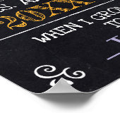 Dr. Seuss | Eerste of laatste schooldag Poster (Hoek)