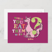 Dr. Seuss | Eet je ze met een vos? Briefkaart (Voorkant / Achterkant)