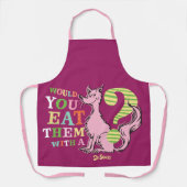 Dr. Seuss | Eet je ze met een vos? Schort (Voorkant)