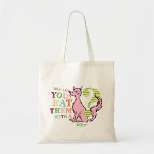 Dr. Seuss Eet je ze met een vos? Tote Bag