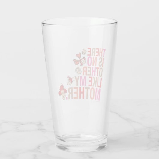 Dr. Seuss | Er is geen ander zoals mijn moeder Glas (Achterkant)