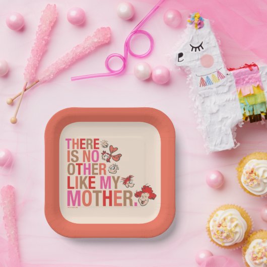 Dr. Seuss | Er is geen ander zoals mijn moeder Papieren Bordje (Feest)