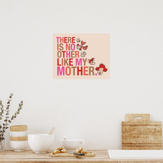 Dr. Seuss | Er is geen ander zoals mijn moeder Poster (Keuken)