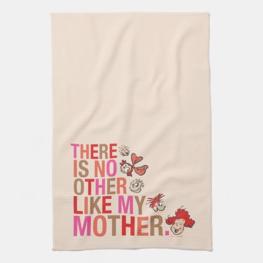 Dr. Seuss | Er is geen ander zoals mijn moeder Theedoek (Verticaal)