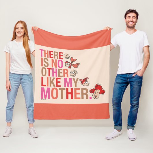 Dr. Seuss | Er is niemand anders zoals mijn moeder Fleece Deken (In situ)