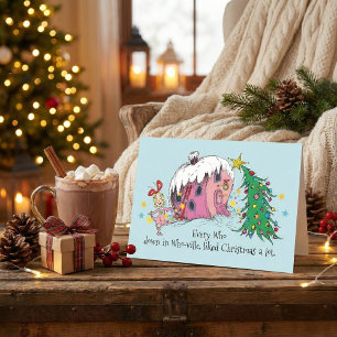 Dr. Seuss Every Who in Who-ville, liked Christma Feestdagen Kaart