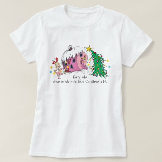 Dr. Seuss Every Who in Who-ville, liked Christma T-shirt (Design voorkant)