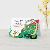 Dr. Seuss | Fijne verjaardag voor jou! Kaart (Gele Bloem)