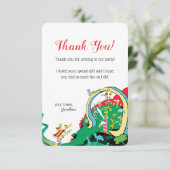 Dr. Seuss | Fijne verjaardag voor u - Dank u wel Bedankkaart (Staand voorkant)