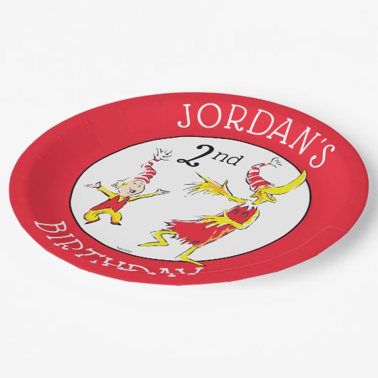 Dr. Seuss | Fijne verjaardag voor u Papieren Bordje (Gekanteld)