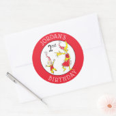 Dr. Seuss | Fijne verjaardag voor u Ronde Sticker (Envelop)