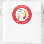 Dr. Seuss | Fijne verjaardag voor u Ronde Sticker (Tas)