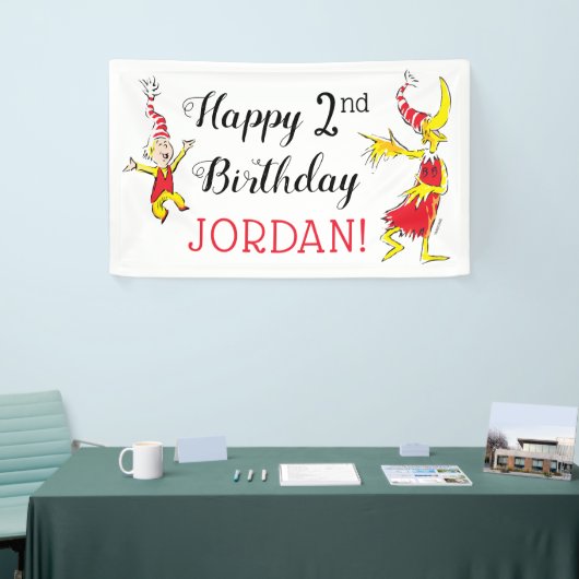 Dr. Seuss | Fijne verjaardag voor u Spandoek (Beurs)