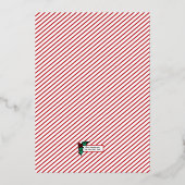 Dr. Seuss | Folie Kerst van de kerstfamilie Merry  Folie Feestdagenkaart (Achterkant)