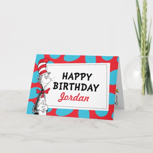 Dr. Seuss | Gefeliciteerd met je verjaardag! Kaart (Voorkant)
