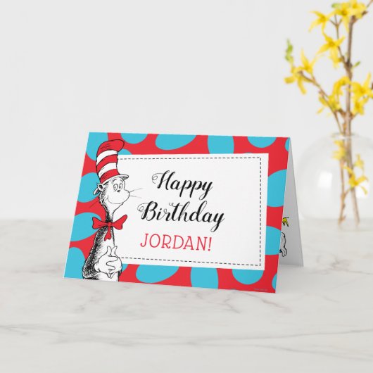 Dr. Seuss | Gefeliciteerd met je verjaardag! Kaart (Gele Bloem)