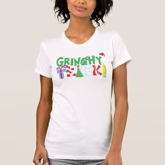 Dr. Seuss | Gemene Grinch streek T-shirt (Voorkant)