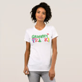 Dr. Seuss | Gemene Grinch streek T-shirt (Voorkant volledig)