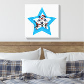 Dr. Seuss | Grafische afbeelding van kleine katten Canvas Afdruk (Insitu (Slaapkamer))