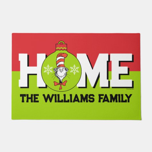 Dr. Seuss | Grinch Classic De kat in het Pet Deurmat (Voorkant)