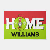 Dr. Seuss | Grinch Classic De kat in het Pet Deurmat (Voorkant)