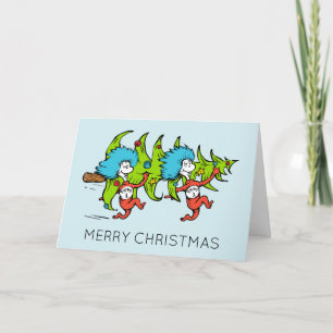 Dr. Seuss   Grinch   Ding Eén Ding Twee Kerstmis Feestdagen Kaart