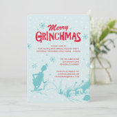 Dr. Seuss | Grinch - Feestelijke Feest Kaart (Staand voorkant)