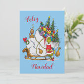 Dr. Seuss | Grinch - Gelukkig Kerstmis Foto Feestdagenkaart (Staand voorkant)