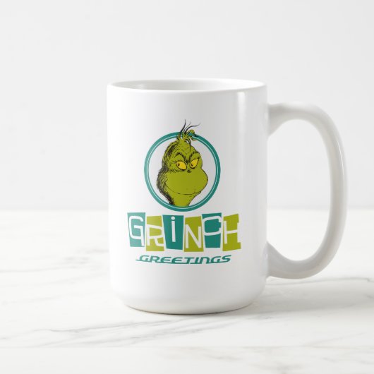 Dr. Seuss | Grinch Greetings Koffiemok (Rechts)