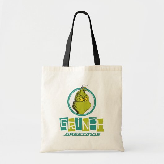 Dr. Seuss | Grinch Greetings Tote Bag (Voorkant)