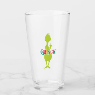Dr. Seuss   Grinch - groen silhouet Glas