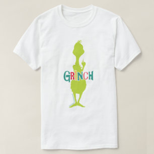Dr. Seuss   Grinch - groen silhouet T-shirt