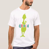 Dr. Seuss | Grinch - Groene Silhouet T-shirt (Voorkant)